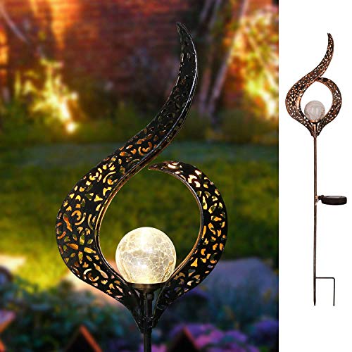 garden metal art lighting